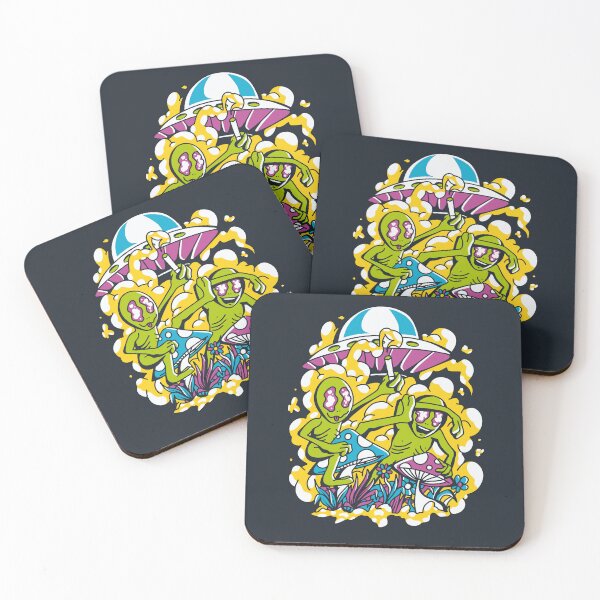 Item preview, Alien on a Psychedelic Mushroom designed and sold by bennetthuskers.