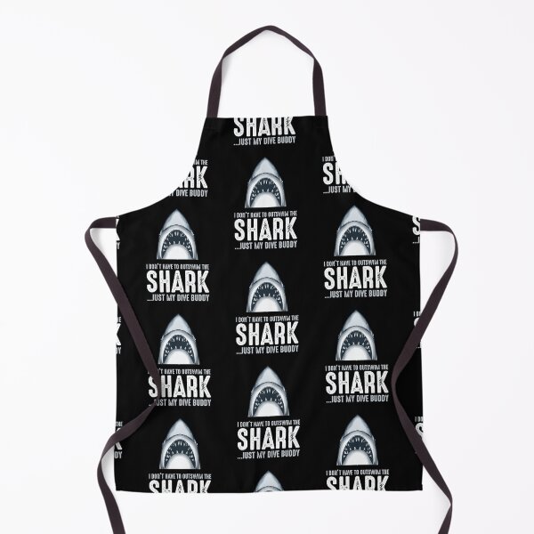 Item preview, Funny Dive Buddy Shark Scuba Diving designed and sold by RomanStowell.