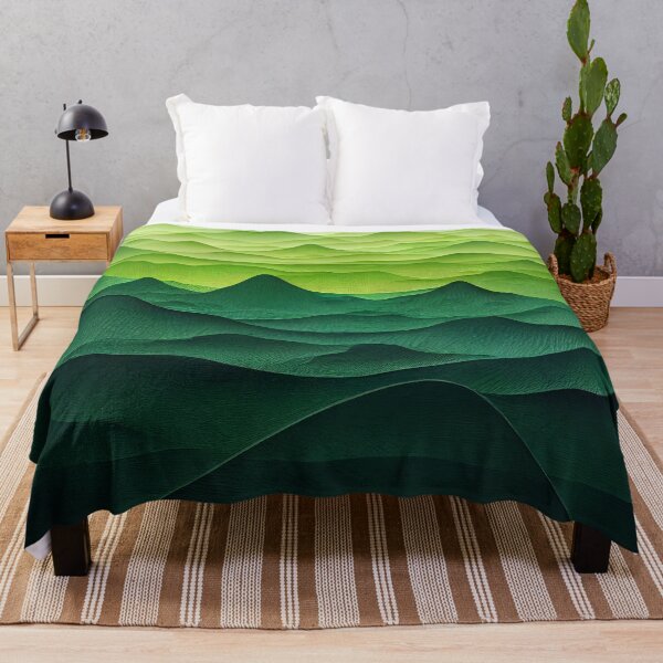 Item preview, Green Mountains Waves designed and sold by shokA Design.