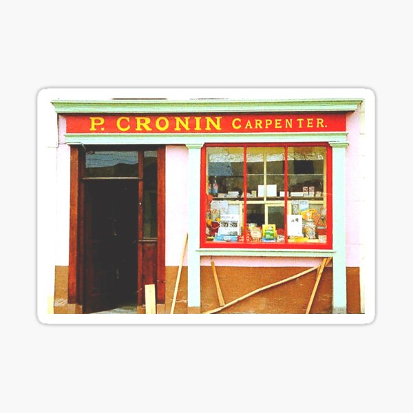 Irish shopfront Sticker