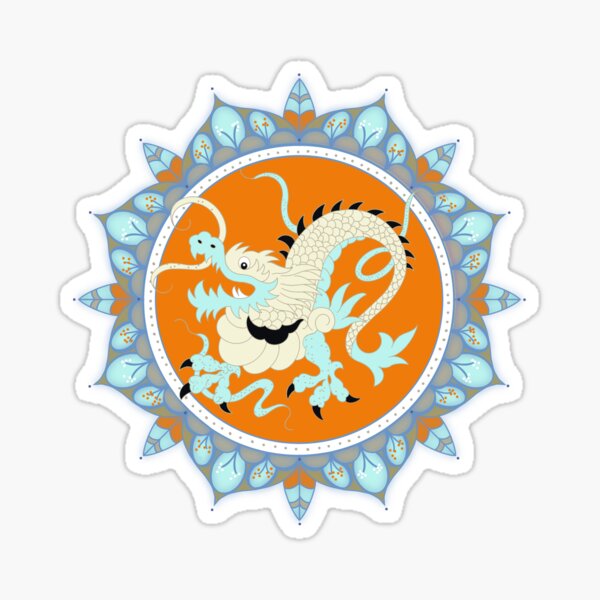 Mandala Drachen digital Sticker