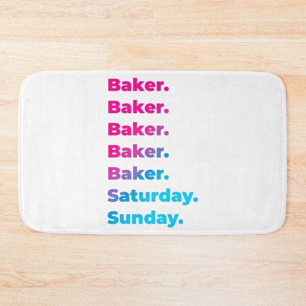 Item preview, Baker work week designed and sold by SVPOD.