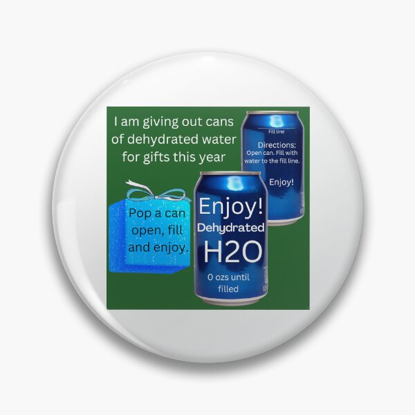 Item preview, I'm giving out cans of dehydrated water for gifts this year designed and sold by RemieJames.