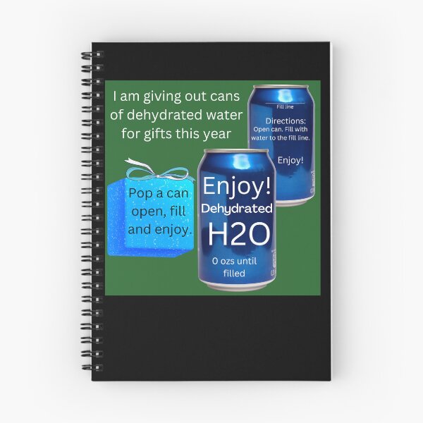 Item preview, I'm giving out cans of dehydrated water for gifts this year designed and sold by RemieJames.