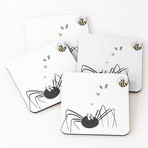 Item preview, Cute and Spooky Love Spider Bee designed and sold by AlessiaUrsoArts.