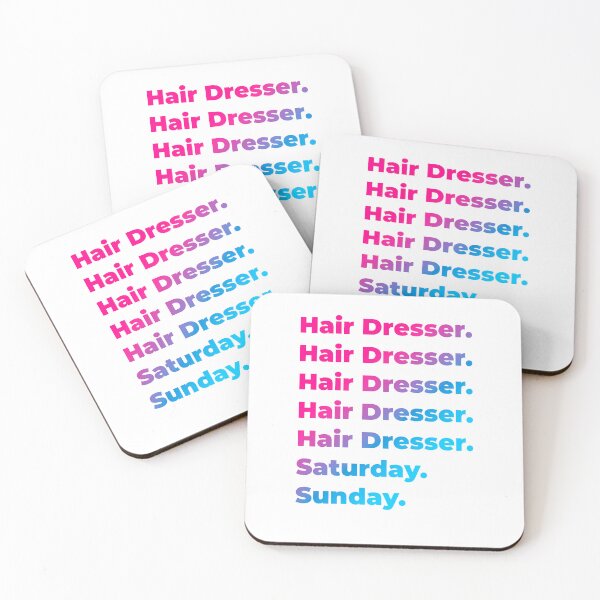 Item preview, Hair Dresser work week designed and sold by SVPOD.
