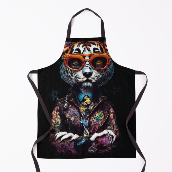 Item preview, Punk Rock Pop Graffiti Tiger Animal designed and sold by TheWildFlix.