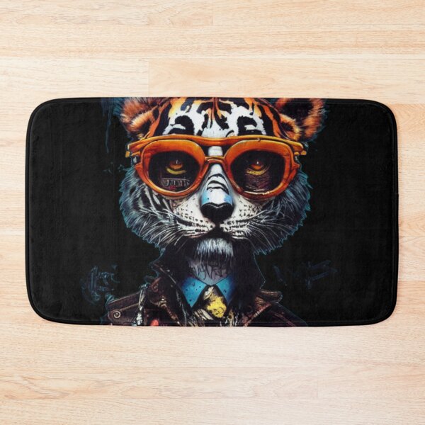 Item preview, Punk Rock Pop Graffiti Tiger Animal designed and sold by TheWildFlix.