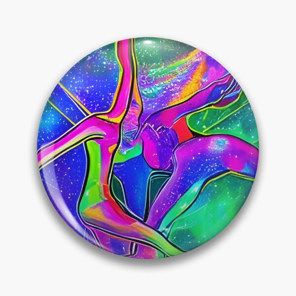 Item preview, United In Dance No.1 - Astral Cosmic AI Illustration - Abstract Form designed and sold by Recall-Design.