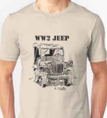 WW2 jeep Unisex T-Shirt