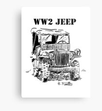 WW2 jeep Metal Print