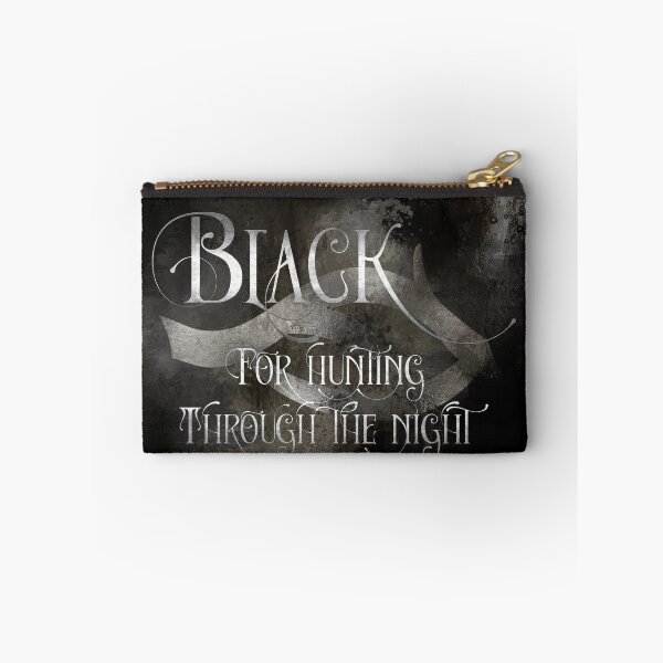 Item preview, BLACK for hunting through the night. Shadowhunter Children's Rhyme designed and sold by literarylifeco.