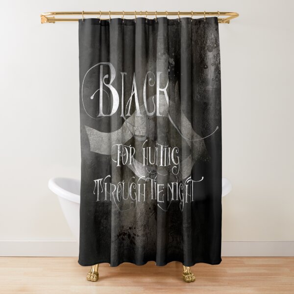 Item preview, BLACK for hunting through the night. Shadowhunter Children's Rhyme designed and sold by literarylifeco.