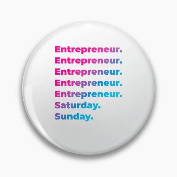 Item preview, Entrepreneur work week designed and sold by SVPOD.