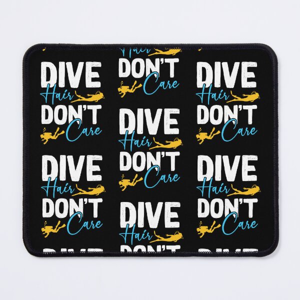 Item preview, Funny Dive Hair Don't Care Women Scuba Diver designed and sold by RomanStowell.