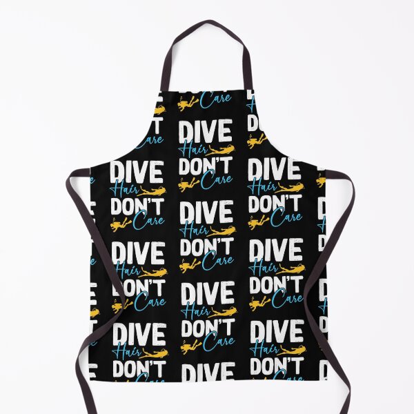 Item preview, Funny Dive Hair Don't Care Women Scuba Diver designed and sold by RomanStowell.