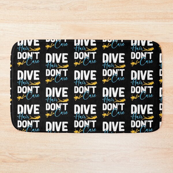 Item preview, Funny Dive Hair Don't Care Women Scuba Diver designed and sold by RomanStowell.