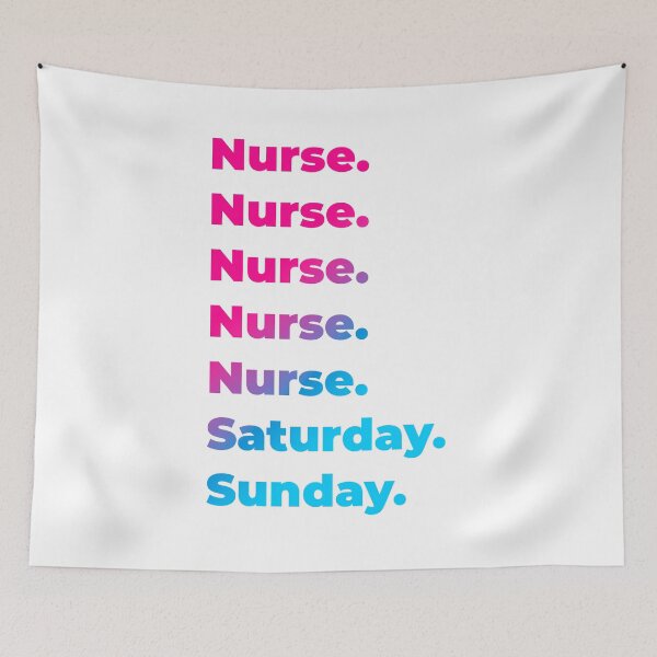 Item preview, Nurse work week designed and sold by SVPOD.