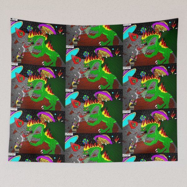 Item preview, Space Dragon & Alien & Pig designed and sold by LeviGMonroe1.