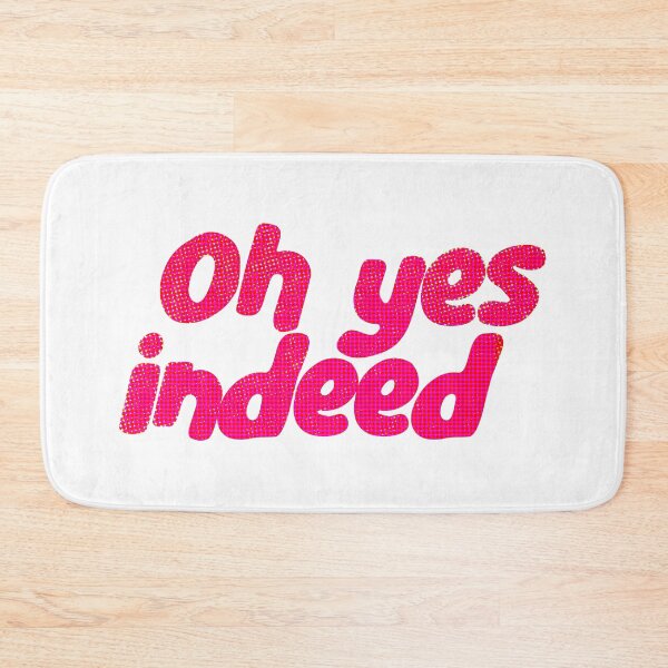 Item preview, OH YES INDEED retro lettering graphic. designed and sold by artofbelletz.