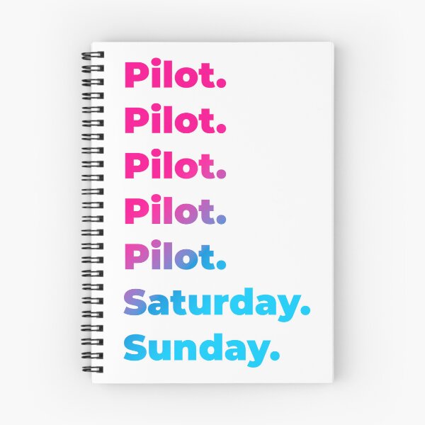Item preview, Pilot work week designed and sold by SVPOD.