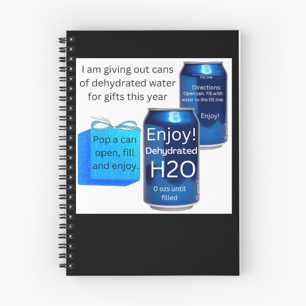 Item preview, I'm giving out cans of dehydrated water for gifts this year wht bgrd designed and sold by RemieJames.