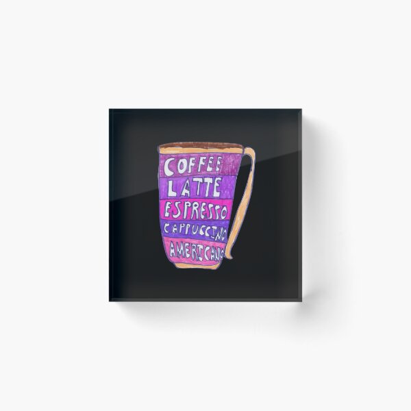 Item preview, Coffee List designed and sold by WAE Center.