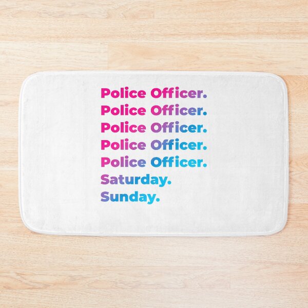 Item preview, Police Officer work week designed and sold by SVPOD.