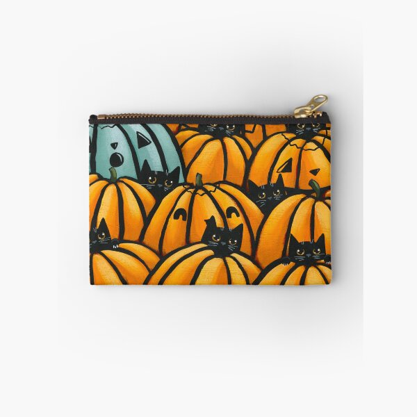 Item preview, Cats in the Pumpkin Patch designed and sold by KilkennyCat Art.