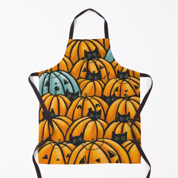 Item preview, Cats in the Pumpkin Patch designed and sold by KilkennyCat Art.