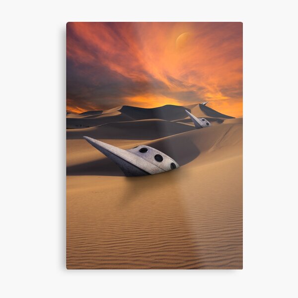 Item preview, Three Old UFO's Deserted designed and sold by MattsVisuals.