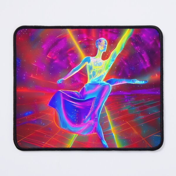 Item preview, United In Dance No.3 - Astral Cosmic AI Illustration - Female Dancer designed and sold by Recall-Design.