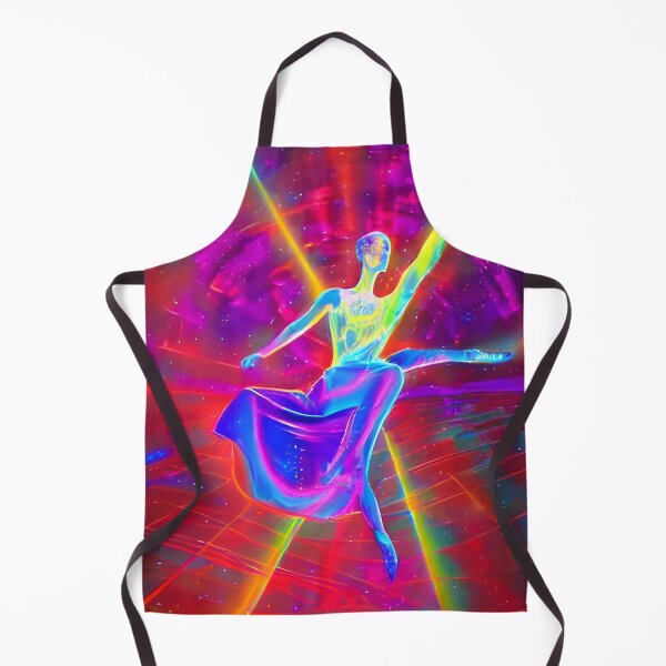 Item preview, United In Dance No.3 - Astral Cosmic AI Illustration - Female Dancer designed and sold by Recall-Design.