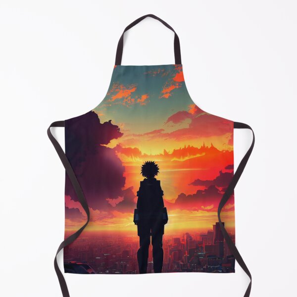 Item preview, Anime Sunset Over City Painting - AI Generated Art designed and sold by Vault256.