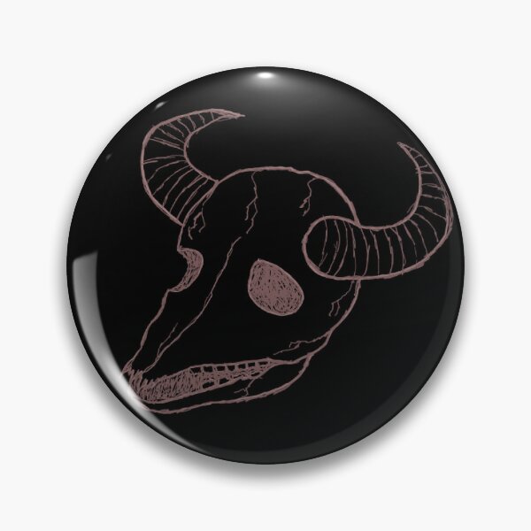 Item preview, Non-realistic cow skull designed and sold by Leon-scribbles.