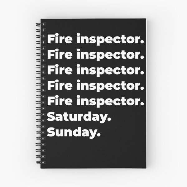 Item preview, Fire inspector saturday and sunday designed and sold by SVPOD.