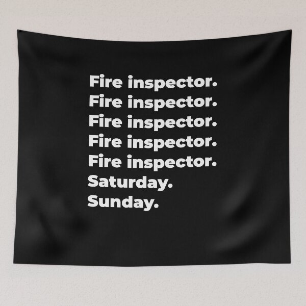 Item preview, Fire inspector saturday and sunday designed and sold by SVPOD.