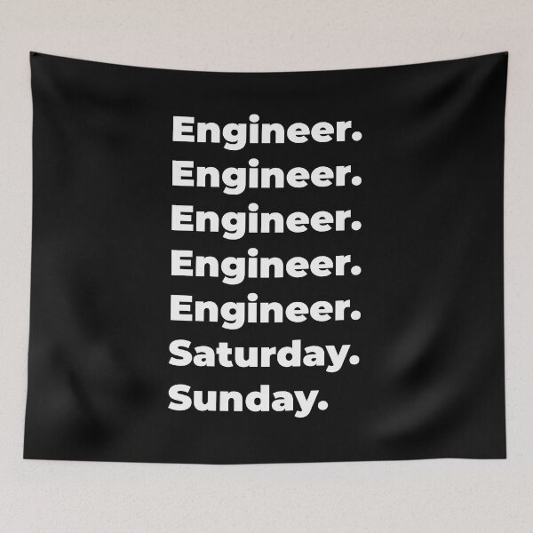 Item preview, Engineer saturday and sunday designed and sold by SVPOD.
