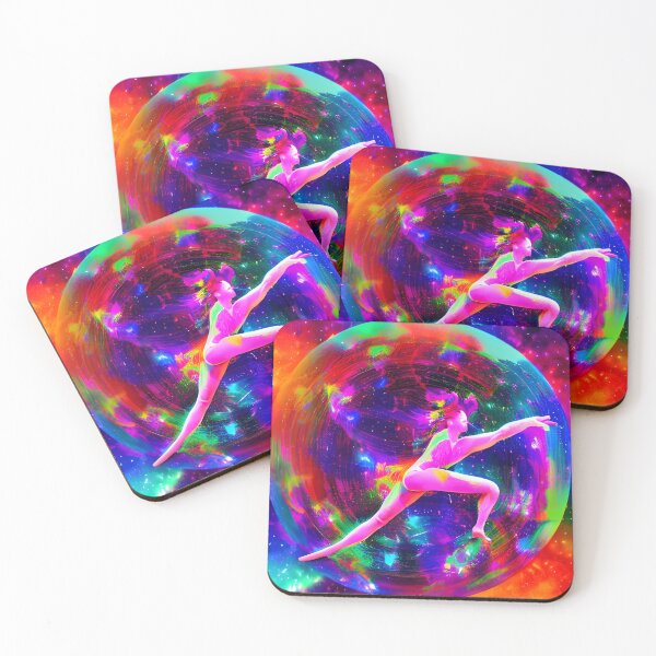 Item preview, United In Dance No.4 - Astral Cosmic AI Illustration - Free Dancing designed and sold by Recall-Design.