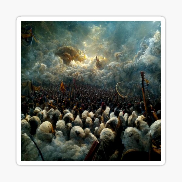 The Host of Valinor in the War of Wrath Sticker