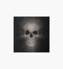 Skull glitter gold Art Board