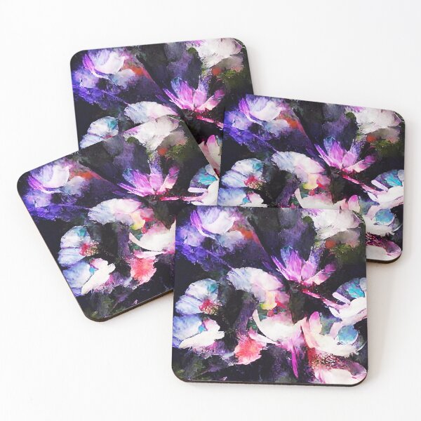 Item preview, Blacklight Blossoms-Frozen Florals designed and sold by BioDigital-Jazz.