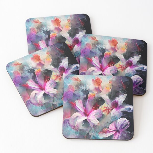 Item preview, Splash of the Island-Frozen Florals designed and sold by BioDigital-Jazz.