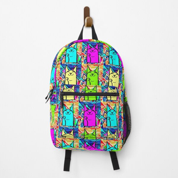 Item preview, japanese Kitten Pop Art  Graffiti 333 designed and sold by LowEndGraphics.
