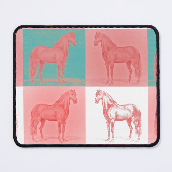 Item preview, Have Appetite for Life, Monsieur de Guille Horse , Philip Christian Haag, Red, Teal, White designed and sold by SpiritGifts.