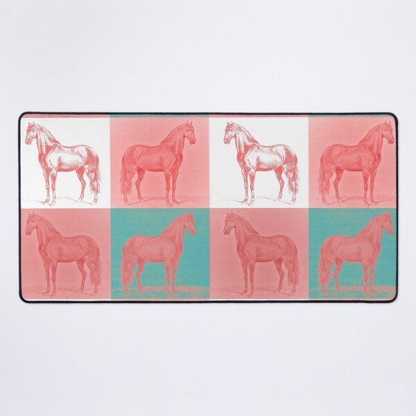 Item preview, Have Appetite for Life, Monsieur de Guille Horse , Philip Christian Haag, Red, Teal, White designed and sold by SpiritGifts.