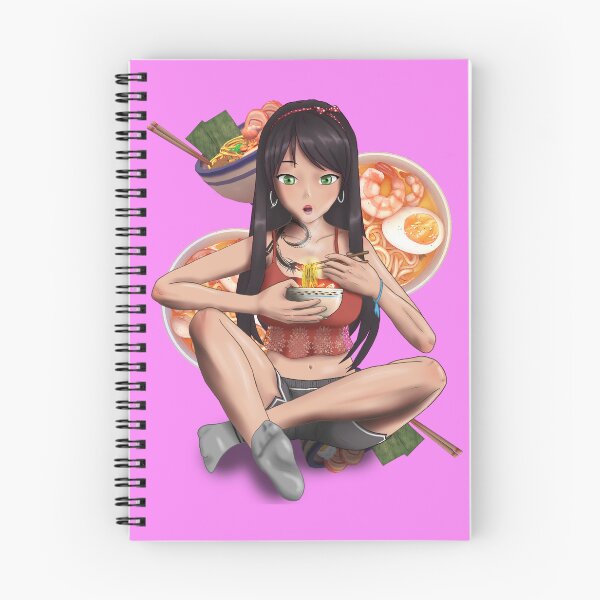 Item preview, Anime Girl and Ramen | Anime Girl and Foods Collection Item -2 designed and sold by rendigart.