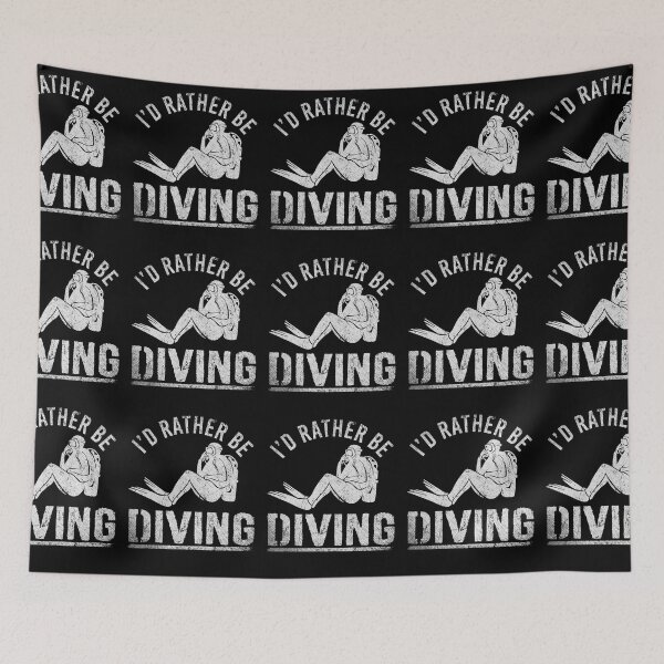 Item preview, Funny Diving Lover Swimming Scuba Diver Underwater Diving designed and sold by RomanStowell.