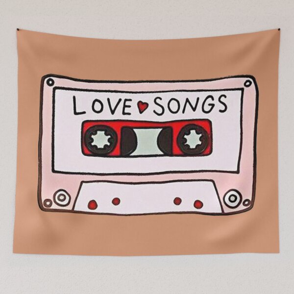 Item preview, love songs cassette designed and sold by si3iy.