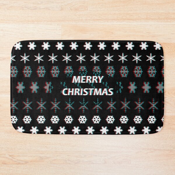 Item preview, christmas sweater merry christmas glitched snowflake pattern designed and sold by frauenbrauen.